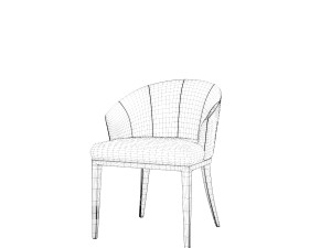 hadley dining chair Model 3D