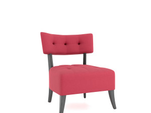 herman red chair Model 3D