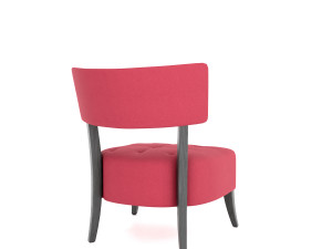 herman red chair Model 3D