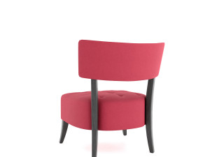 herman red chair Model 3D