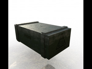 military boxes Model 3D