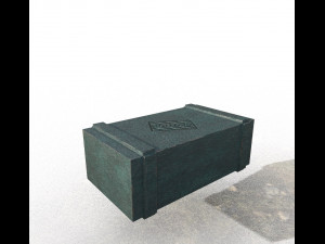 military boxes Model 3D
