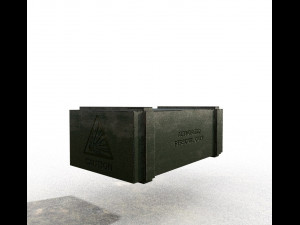 military boxes Model 3D