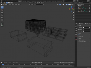 military boxes Model 3D