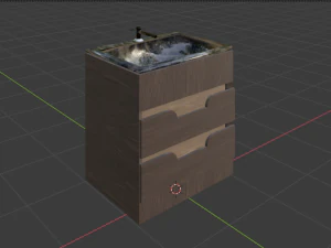 washbasin fbx mtl obj 3D Model