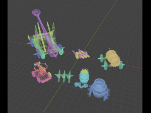 war machines game pack Modelo 3D