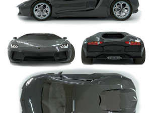 aventador 3D Модель