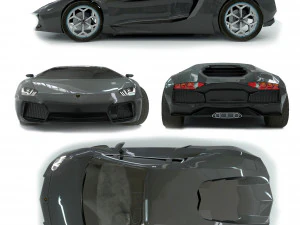 aventador 3D Model