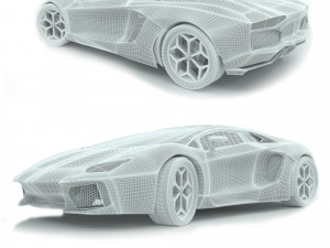 aventador 3D Модель