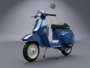 vespa pk-50 1982 3D Model