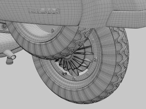 vespa pk-50 1982 3D Model