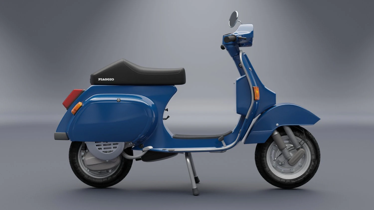 vespa pk-50 1982 3D Model .c4d .max .obj .3ds .fbx .stl .blend 