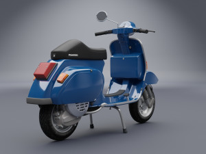 vespa pk-50 1982 Modelo 3D