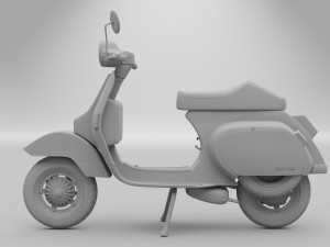 vespa pk-50 1982 Modelo 3D