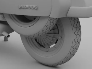 vespa pk-50 1982 3D Model