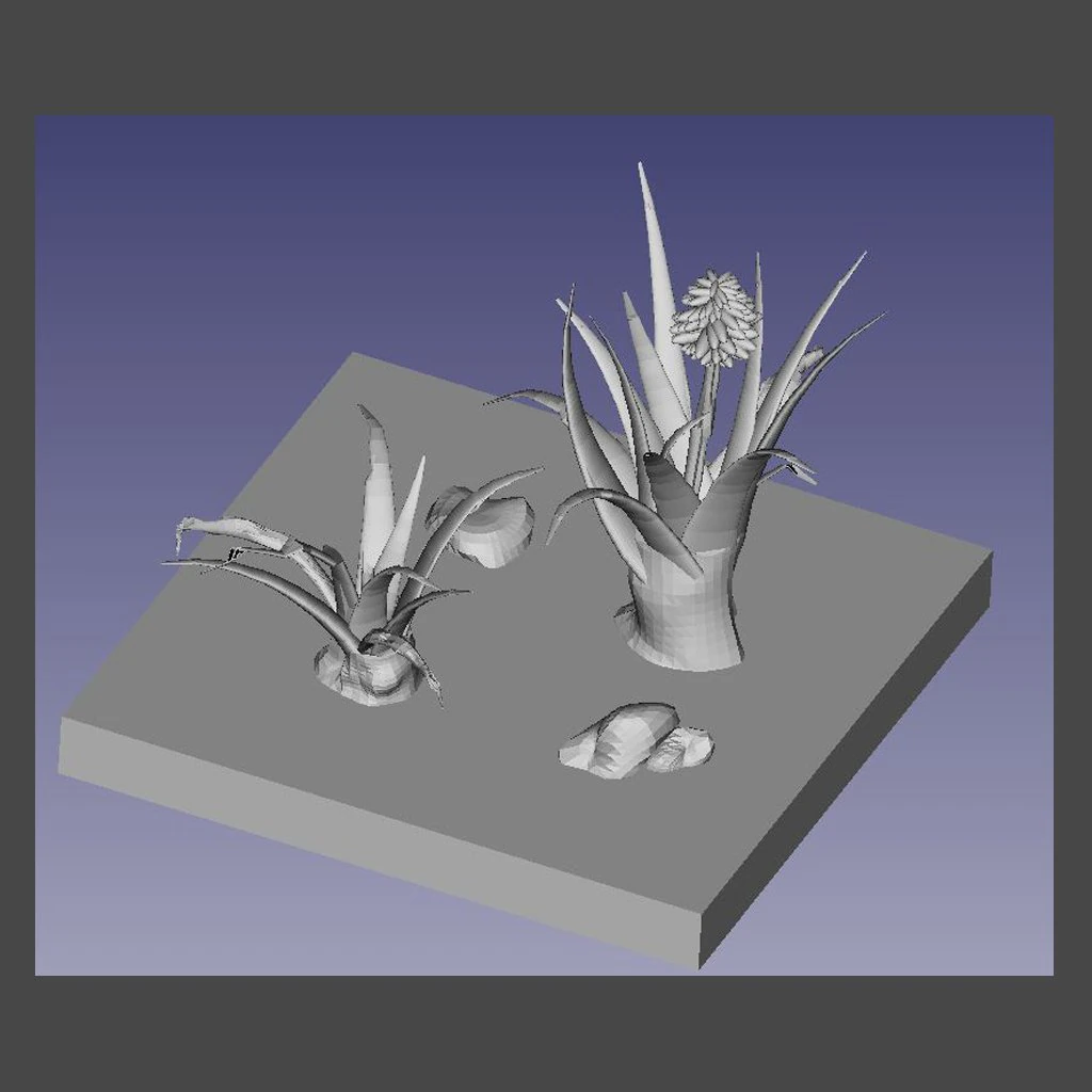 aloe wildfire 3 models 3D Print Model .c4d .max .obj .3ds .fbx .stl .blend