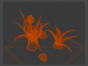 aloe wildfire 3 models 3D Принт Модель