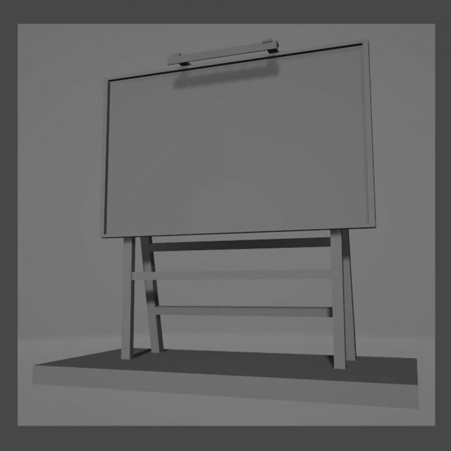 billboard 3D 打印模型 .c4d .max .obj .3ds .fbx .stl .blend 