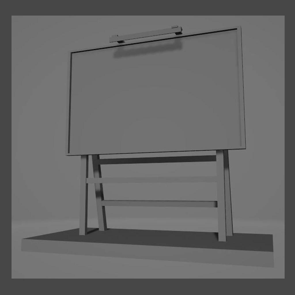 billboard 3D Print Model .c4d .max .obj .3ds .fbx .stl .blend 