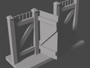 board fences Modelo de Impressão 3D