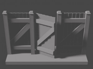 board fences Modelo de Impressão 3D
