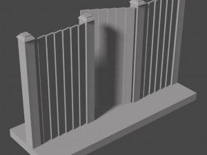 board fences Modelo de Impressão 3D