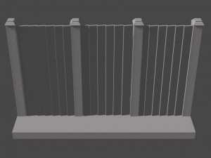board fences Modelo de Impressão 3D