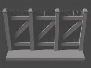board fences Modelo de Impressão 3D