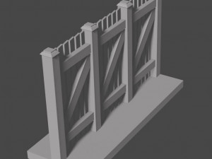 board fences Modelo de Impressão 3D