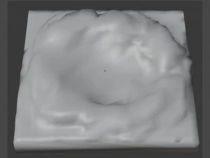 craters 3D Print Model