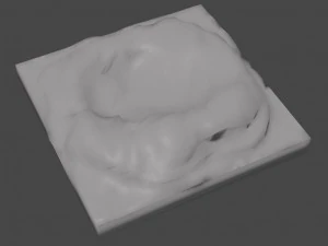 craters 3D Print Model