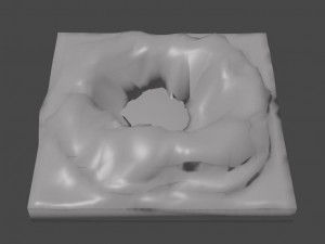 craters 3D 打印模型
