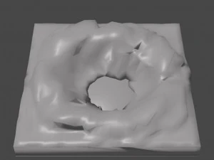craters 3D Print Model