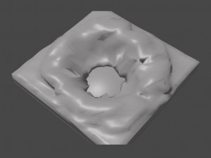 craters 3D 打印模型