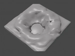 craters 3D Print Model