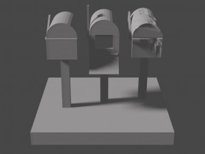 mail boxes 1 3D Print Model