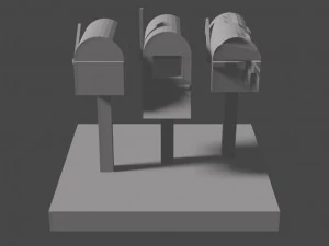 mail boxes 1 3D Print Model