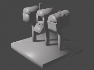 mail boxes 1 3D Print Model