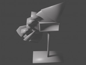 mail boxes and sign 3D 打印模型