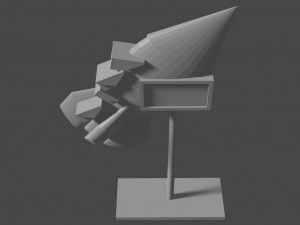 mail boxes and sign 3D 打印模型