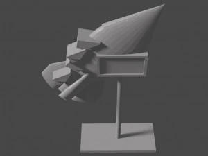 mail boxes and sign 3D Print Model