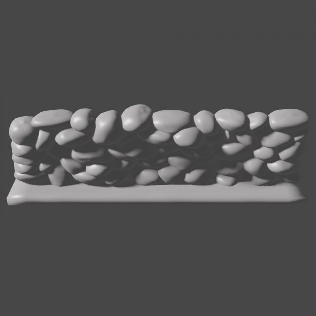 stone walls Modelo de Impressão 3D .c4d .max .obj .3ds .fbx .stl .blend 