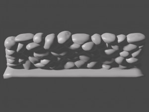 stone walls Model do druku 3D
