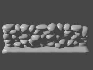 stone walls Modelo de Impressão 3D