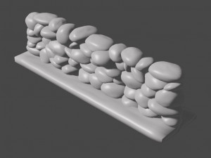 stone walls Modelo de Impressão 3D