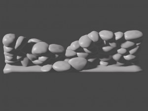 stone walls Modelo de Impressão 3D