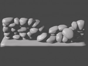 stone walls Modelo de Impressão 3D