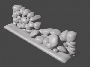 stone walls Modelo de Impressão 3D
