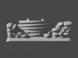 stone walls Modelo de Impressão 3D