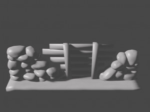 stone walls Modelo de Impressão 3D